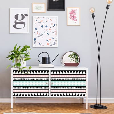 Etnische meubelsticker, Dzifa-design, 60 x 90 cm