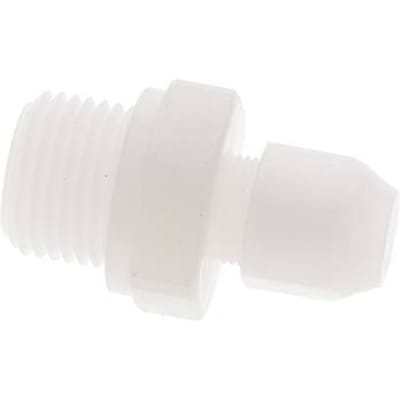 6x8mm & G1/2'' PVDF rechte slangkoppeling met buitendraad 10bar/145psi
