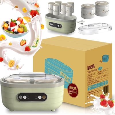 Yoghurt Machine - Automatische Maker - Gezonde Yoghurt Maken - Instelbare Temperatuur Timer - 1.75 Liter Capaciteit