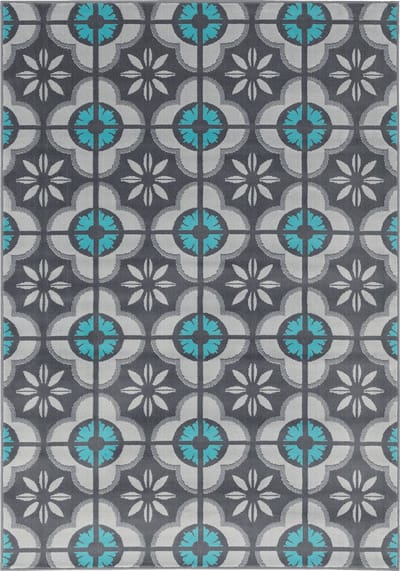 Pergamon Vloerkleed Designer Samba Moderne Tegellook
