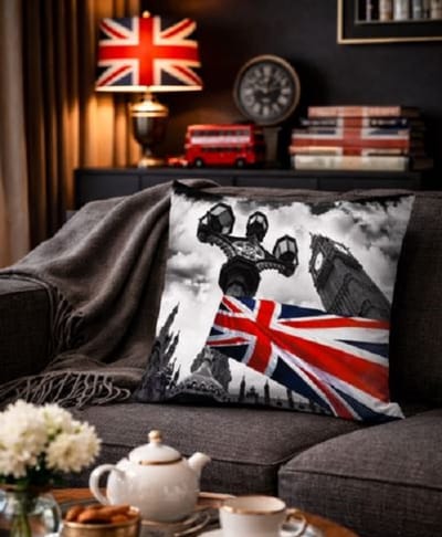 London Calling Collection Kussenhoes - 45x45 cm