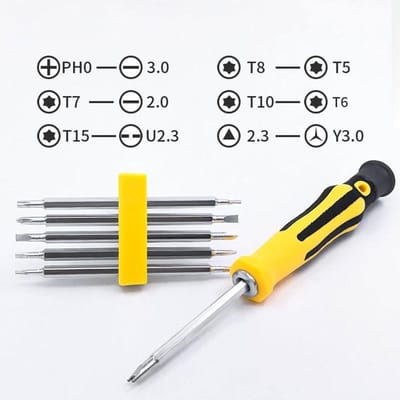 13-in-1 Schroevendraaierset Kruis Platte Bits Multifunctioneel Precisiegereedschap Voor Huisonderhoud gray