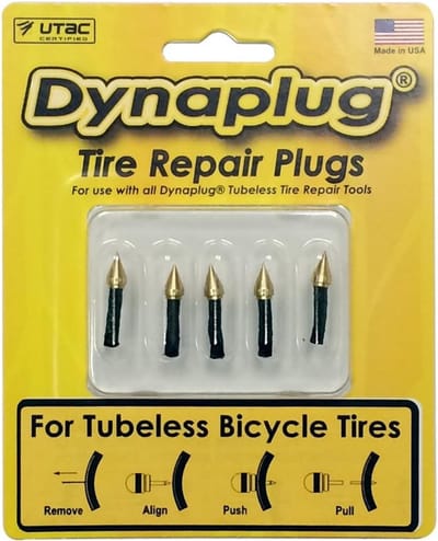 Fiets Banden Reparatie - Tubeless Plug Set - Snel Banden Plakken - Puntige Tip Ontwerp - Compact Formaat - Zwart