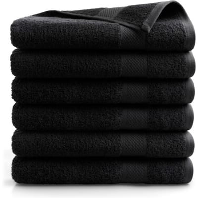 DoubleDry Handdoeken set 70 x 140 cm 6 stuks 100% zacht katoen 500 g/m2 6x