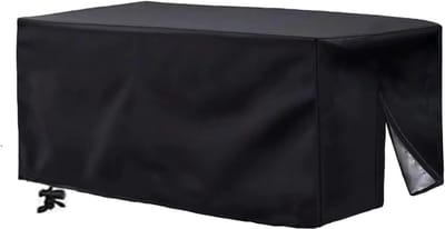 Famanu - Grijze bolderkarhoes 97 x 61 x 56 cm, waterdicht en stofafstotend, 210D Oxford