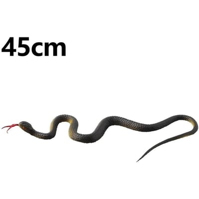 45cm Realistische Rubberen Slang Speelgoed Nep Slang Speelgoed voor Prank Tuin Accessoires om Vogels Weg te Houden Gag Cadeau voor Halloween 1 April 0ther
