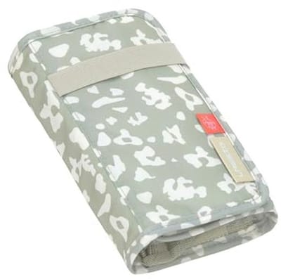 LÄSSIG EHBO-set voor babykinderen, EHBOLI-pleisters, netvakken met ritssluiting zonder inhoud, First Aid Pouch Leo light khaki