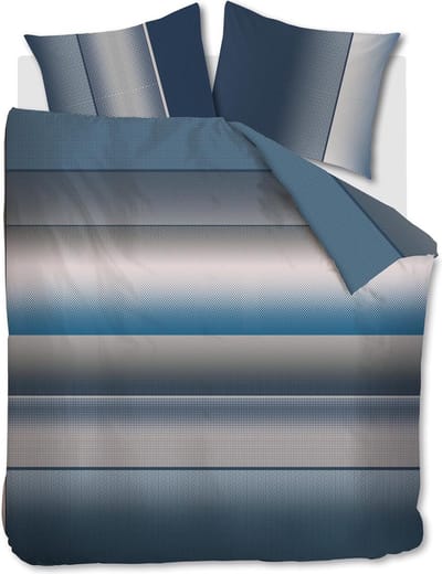 Beddinghouse Lenn dekbedovertrek - Lits-Jumeaux - 240x200/220 - Blauw