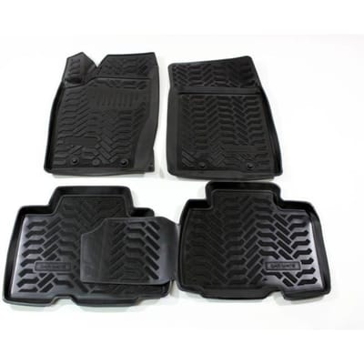 J&J AUTOMOTIVE | Tapis De Sol En Caoutchouc 3D Exclusive Pour Ssangyong Kyron 2005-2014 noir