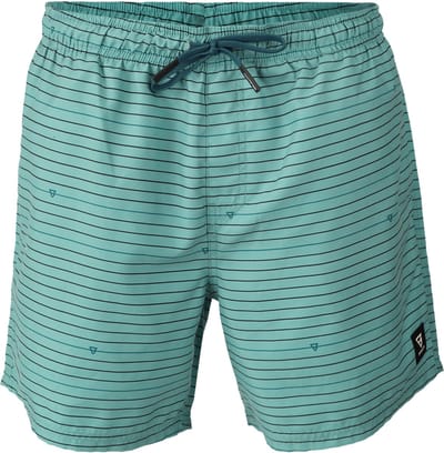 Brunotti - Cester-Stripe - Zwembroek Bottle Green - Heren - 100% Recycled - 4-Way Stretch - Sneldrogend - S