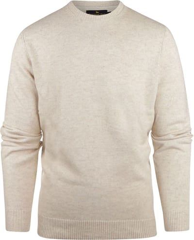 Steppin' Out Trui Melange Ecru - Maat XXL - Heren