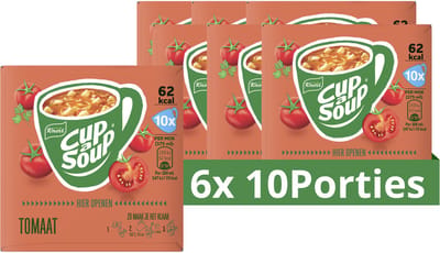 Knorr Cup A Soup - Tomaat - zonder toegevoegde smaakversterkers en conserveermiddelen - 60 Porties