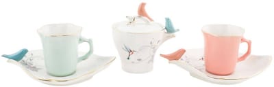BRICARD BIRD ESPRESSO SET 6-DELIG