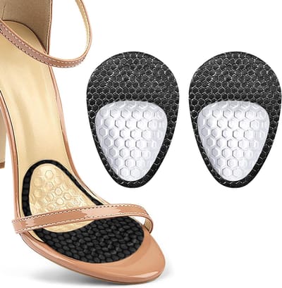 Middenvoetsbeentje Gel Kussens voor Hoge Hakken, Antislip Inlegzolen voor Comfort en Blarenpreventie, 2 Stuks
