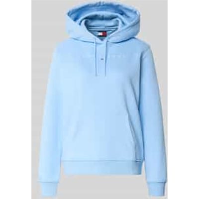 Tommy Jeans Trui Tjw Rwg Linear Hoodie Dw0dw17324 Light Powdrey Blue Dames Maat - S
