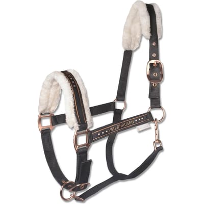 Paardenhalster met bont Waldhausen Elegant