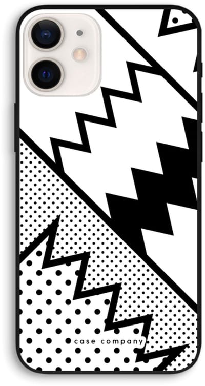 Case Company® - Hoesje geschikt voor iPhone 12 hoesje - Pop Art #5 - Biologisch Afbreekbaar Telefoonhoesje - Bescherming alle Kanten en Schermrand