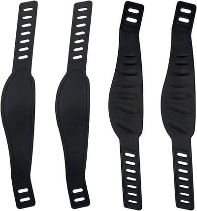 SnelShoppen - 4 Stuks Fiets Pedalenriemen, Verstelbare Lange Pedal Strap, Universele Fietsbanden, Geschikt voor de Meeste Fiets Pedalen, Thuis Gym Fie