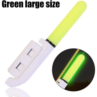 5/10 stuks LED Nacht Rockvissen Tackle Vissen Elektronische Hengel Lichtgevend Licht Zonder Batterij Verwijderbare Waterdichte Dobber Tackle 5PCS yellow