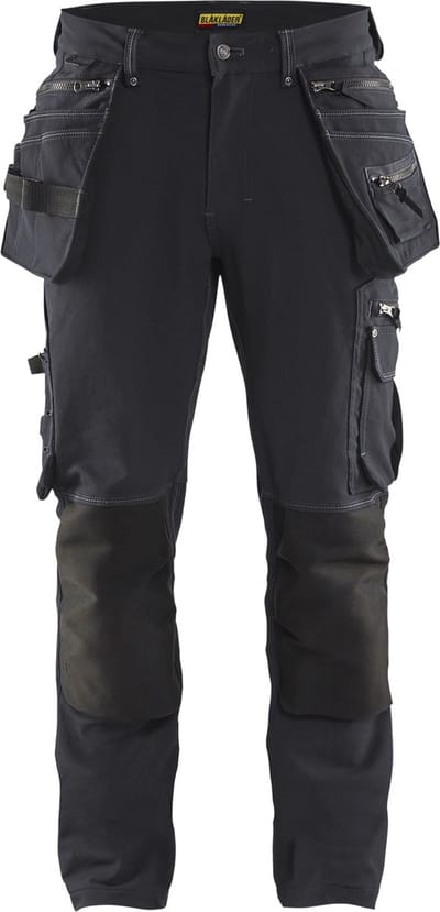 Blaklader Werkbroek met 4-weg stretch X1900 1998-1644 - Donkergrijs/Zwart - C148