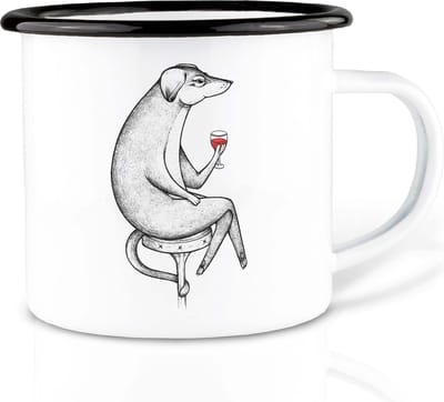 Ligarti Handgemaakte emaille mok Jacques 300ml