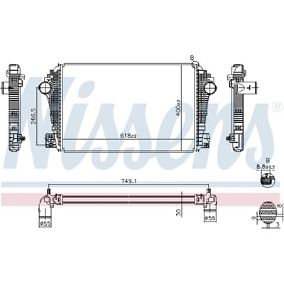 InlaatluchtRadiator NISSENS 961601