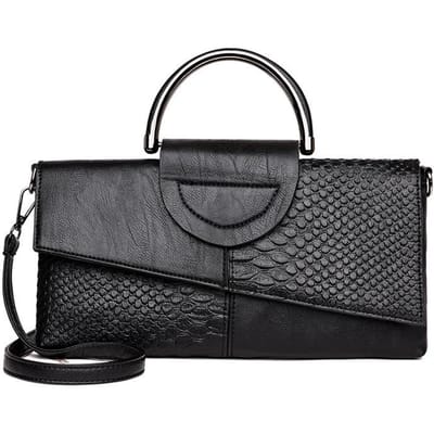 Pochette à motif crocodile pour femmes européennes et américaines, élégant sac à main de soirée, sacs à bandoulière élégants pour femmes, usage quotidien gray