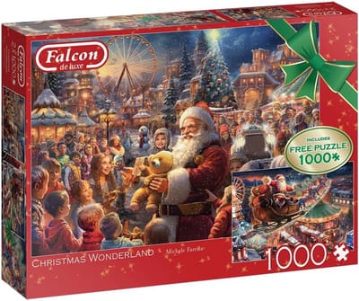Kerst Wonderland - 2x1000 Stukjes Puzzel