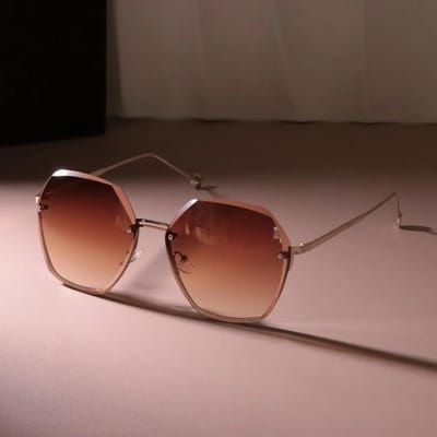 Confortable Durable Haute Qualité Style Designer Tendance Surdimensionné Forme Carrée Femme Homme Lunettes de Soleil Other brown