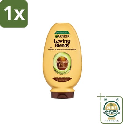 1 x Garnier Loving Blends Avocado Olie en Shea Boter Conditioner 250 ml- Avocado Olie - Shea Boter - Haarverzorging - Droog Haar - Pluizig Haar