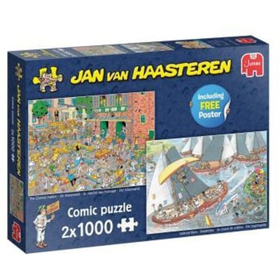 Jumbo Jan van Haasteren Hollandse Tradities 2x1000 stukjes Volwassenen puzzels