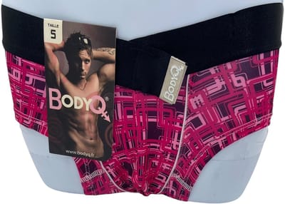 BodyQ Sexy Heren Boxershort – Roze Twee-kleurig – Erotische Herenlingerie – Maat XS