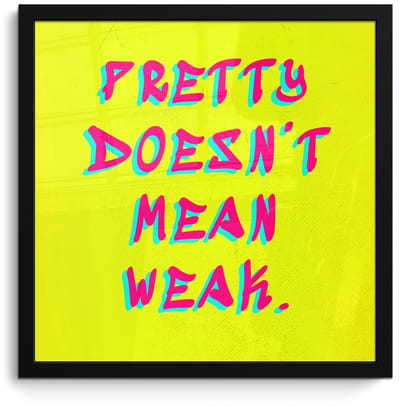 Poster in lijst - Fotolijst 40x40 cm - Posters - Quote - Minimalistisch - Kleurrijk - Posterlijst zwart - Decoratie - Wanddecoratie woonkamer - Muurdecoratie slaapkamer