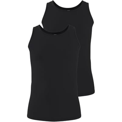 PARKSIDE Set van 2 heren hemden (Zwart, M)