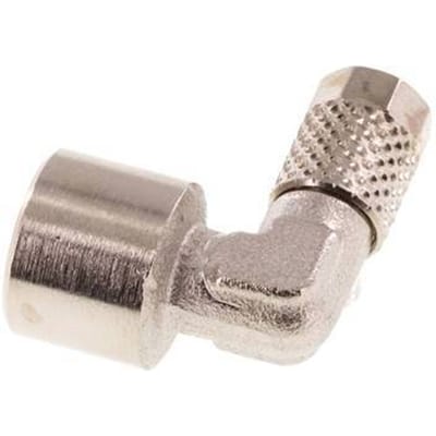 5x3 & G1/8'' Vernikkeld Messing L-Opsteekkoppeling Binnendraad [5 Stuks]