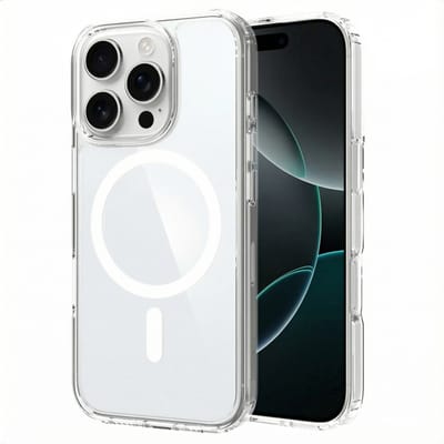 Accezz Hoesje - Geschikt voor Apple iPhone 16 Pro - Xtreme Impact Backcover geschikt voor MagSafe - Transparant
