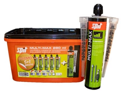 Spit Multi-max injectiemortel - 5+1 koker - 280 ml