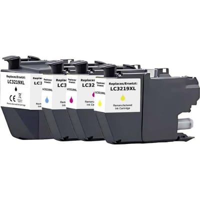 Renkforce Inktcartridge vervangt Brother LC-3219XLBK, LC-3219XLC, LC-3219XLM, LC-3219XLY Compatibel Combipack Zwart, Cyaan, Magenta, Geel