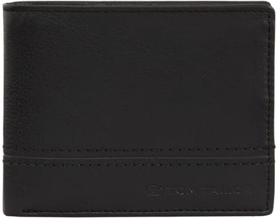 Tom Tailor - TTJERRIE leren portemonnee - Maat ONESIZE - schwarz / black