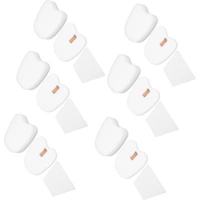 6 Set Filterelementen Katoenfiltervel Vervanging Geschikt voor Shark XPMFK320 Stofzuiger white