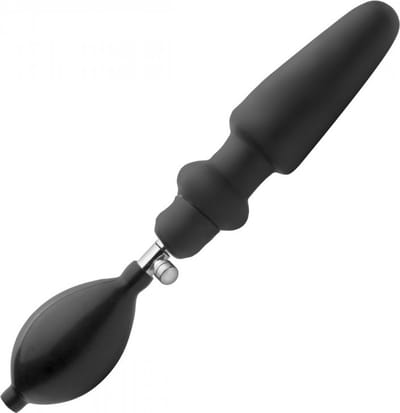 Master Series Opblaasbare buttplug met verwijderbare pomp