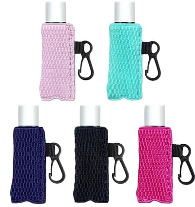 5 STKS Chapstick Houder Met Sleutelhanger Chapstick Mouwen Houder Pouch Uitgebreide Lipstick Protector