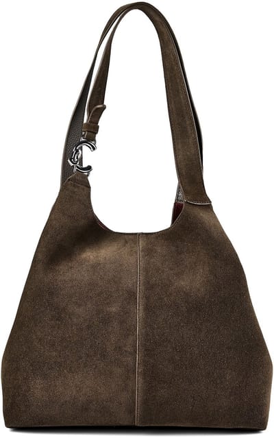 Coccinelle C-Easy Suede - Schoudertas 31 cm (seagras)