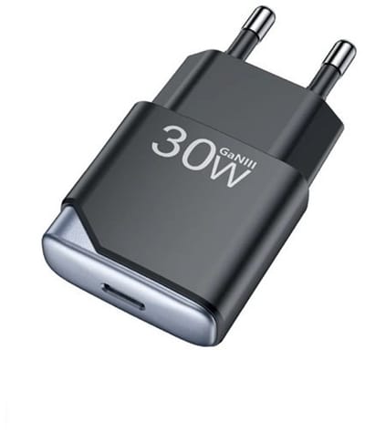 OneOne 30W snellader met USB C poort. PD PPS Quick Charge lader. Platte GAN oplader adapter past op Samsung Galaxy A34, A54, A24, A14, A05, F04, F34, F54, A15, A25, A35, F15, M14, M04, M34, M21, M30, M40, M54