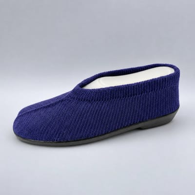Gebreide Portugese Schoen - Royal Amethyst Paars - Maat 40 - Instappers - Pantoffel