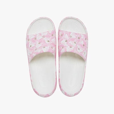 Crocs Classic Duke Print Slide v2 Roze Maat 38/39 US M6/W8