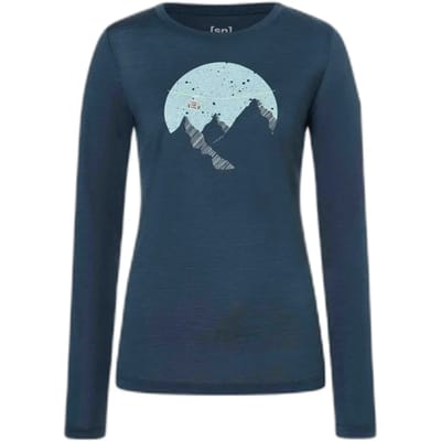 Dames-T-shirt met lange mouwen super.natural Gondola