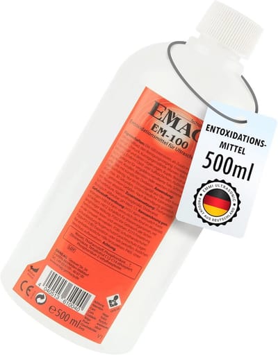 Ultrasoonreiniger voor Edelmetalen en Sieraden - Ontoxidatiemiddel 500ml voor Industriële en Huishoudelijke Reinigen