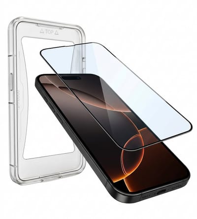 Screenprotector - Geschikt voor Apple iPhone 16 Pro - Met Installatie Kit - Gehard Glas - Beschermglas - Tempered Glass - Screen Protector
