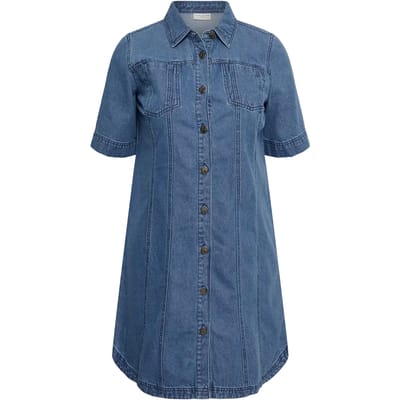 Dames denim jurk KAFFE Curve KCvalia